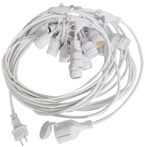 Kültéri STRING lánc 15xE27/40W/230V 15m IP65 védelemmel