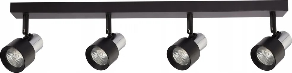 Cino Mennyezeti Lámpa 4xGU10 Fekete Króm