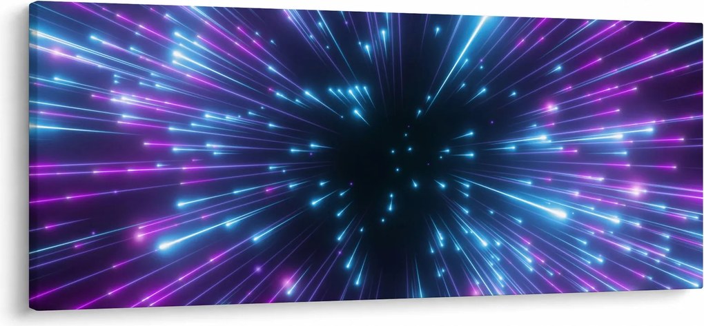 Kép - Neon tér (120x50 cm)