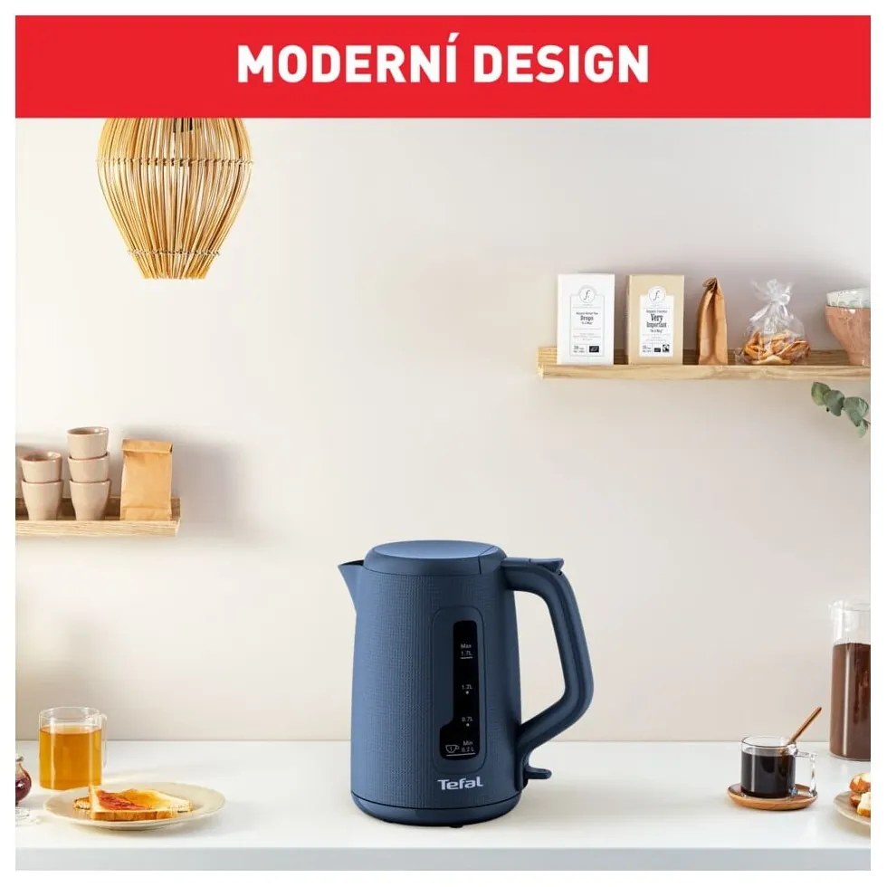 Sötétkék műanyag vízforraló 1,7 l KO2M0410 – Tefal