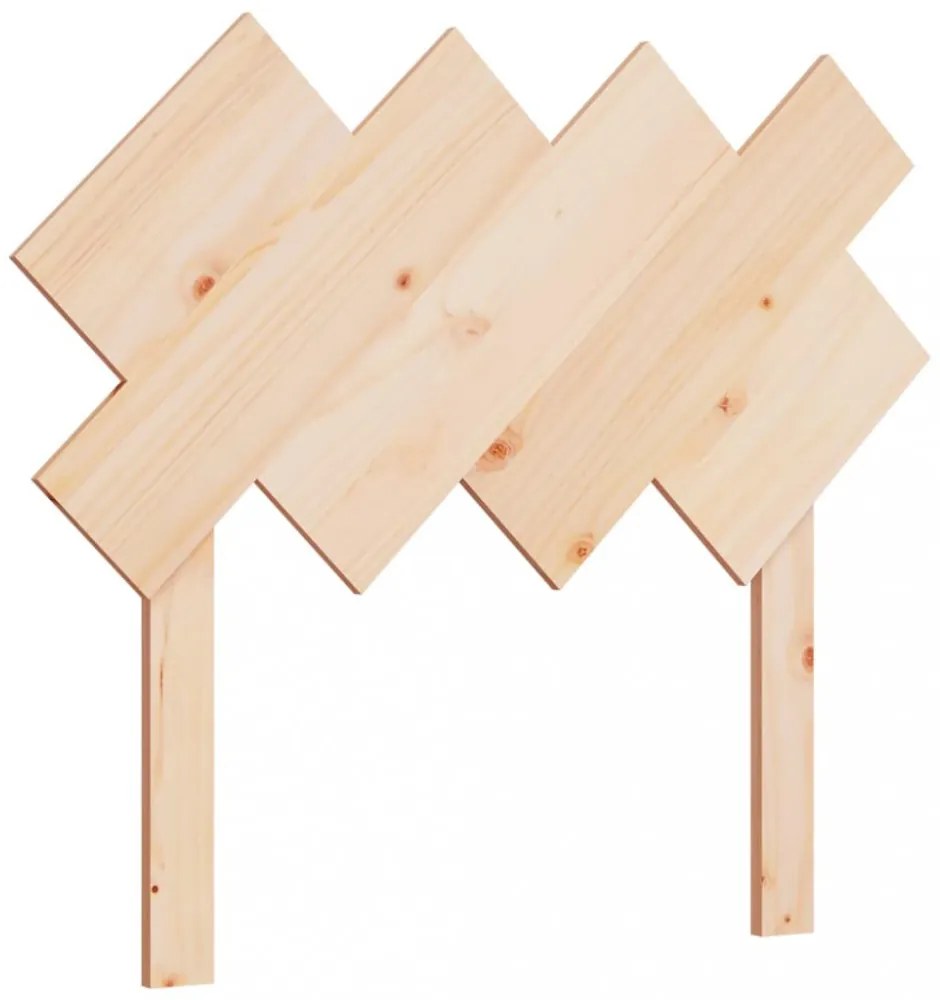 tömör fenyőfa ágyfejtámla 92x3x81 cm