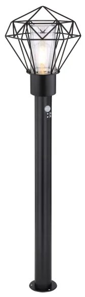 Globo 31357S - Kültéri fali lámpa érzékelővel HORACE 1xE27/15W/230V IP44