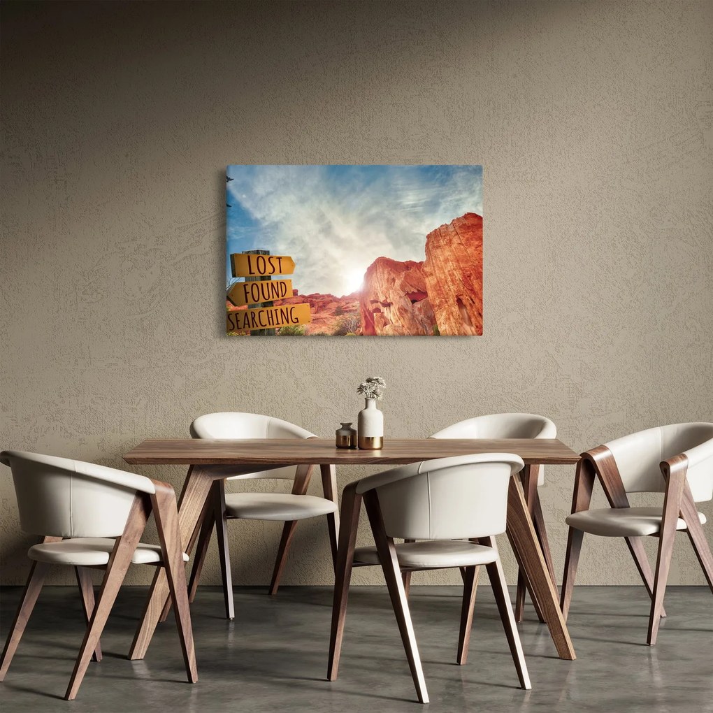 Mutatók felirattal képe (90x60 cm)
