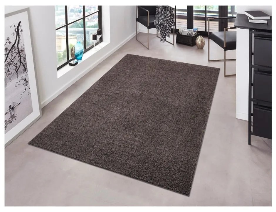 Pure antracitszürke szőnyeg, 80 x 150 cm - Hanse Home