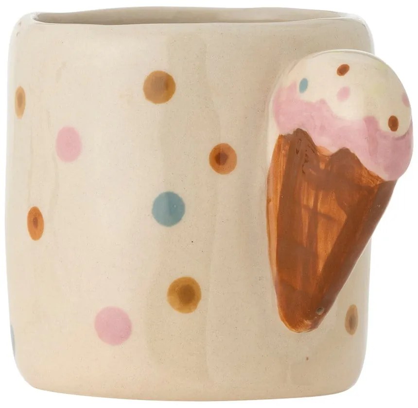 Bézs kerámia gyerek bögre 255 ml Creamy – Bloomingville Mini