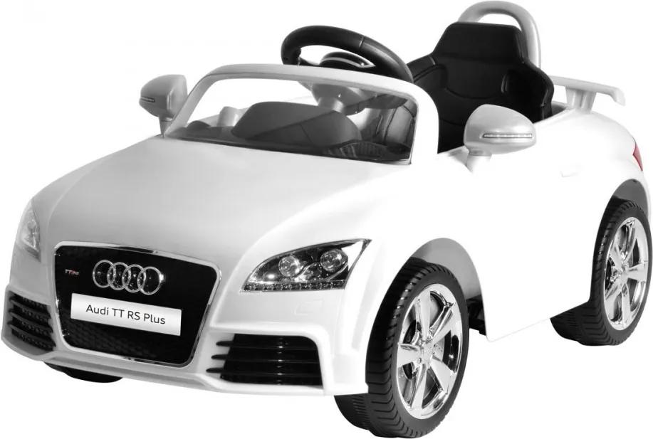 Audi TT elektromos beülős autó, 3 éves kortól, 3 km/h, fehér