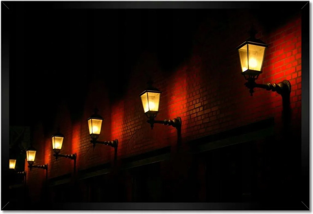 Poszterek keretben 60x40 Fali lámpák