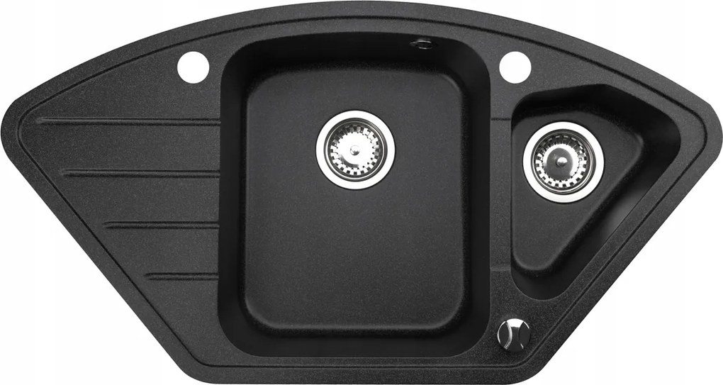 Gránit Mosogató Merkúr sarok mosogató másfélkamrás sarok