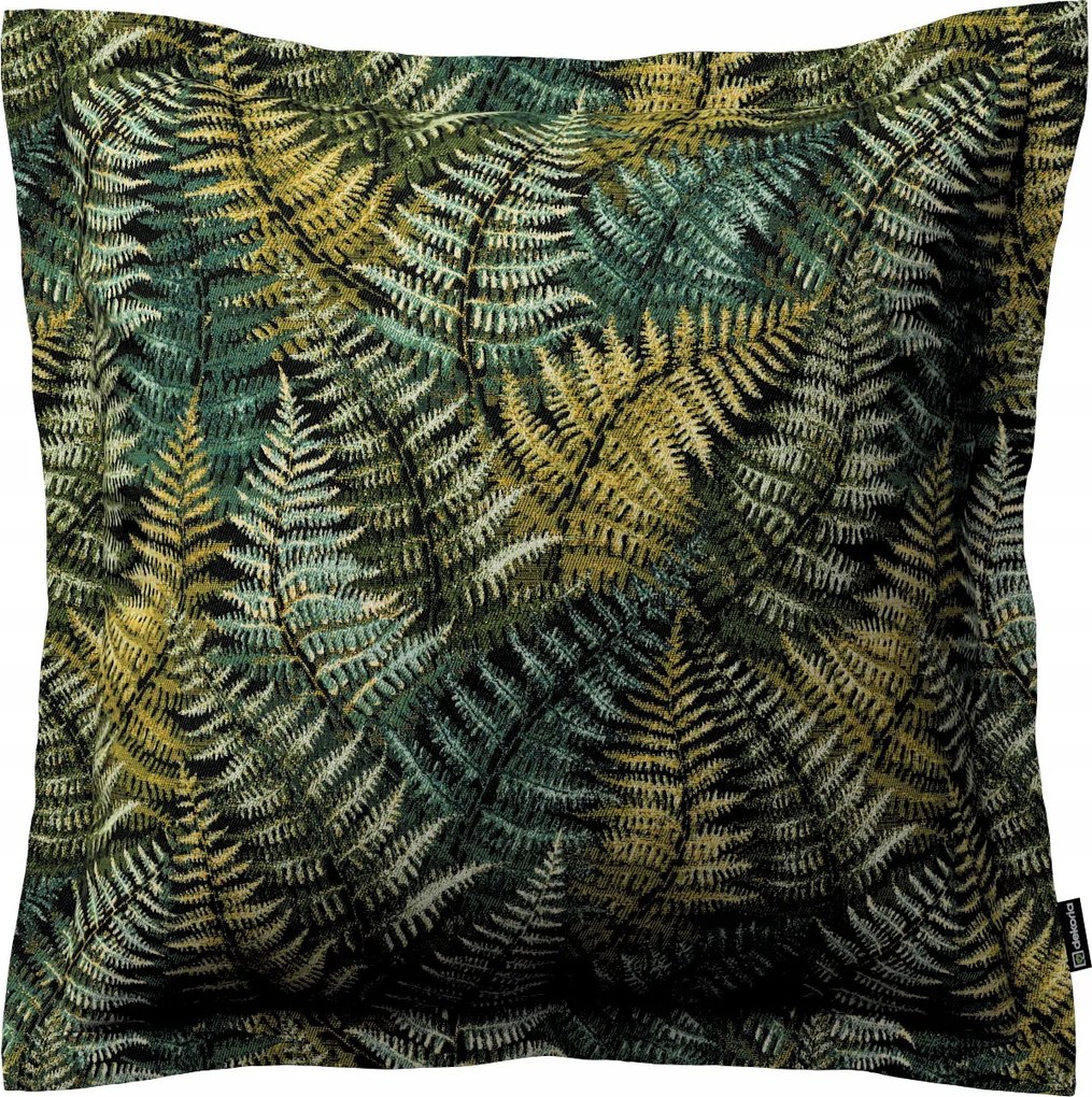 Párnahuzat 45x45 zöld páfrány levelek