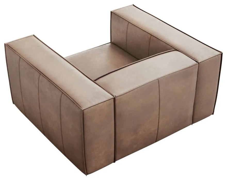 Világosbarna bőr fotel Madame – Windsor &amp; Co Sofas