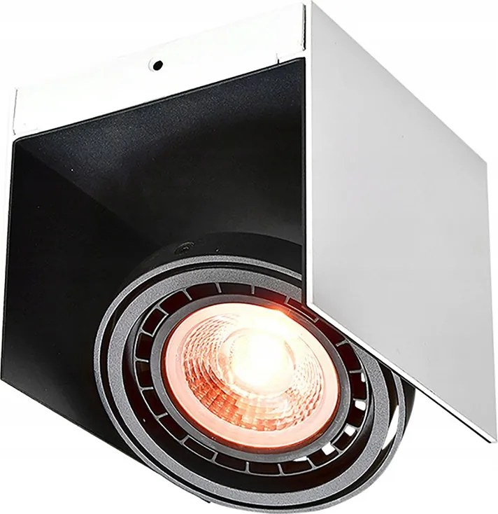 Spot lámpa AR111 GU10 fekete középpel Verso Gtv