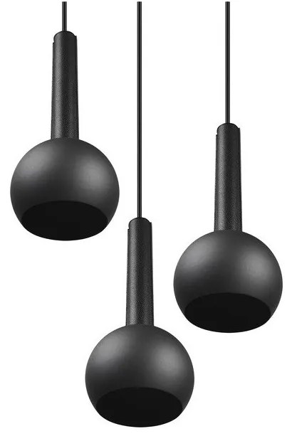 Fekete függőlámpa ø 52 cm Ciliana – CINQUE