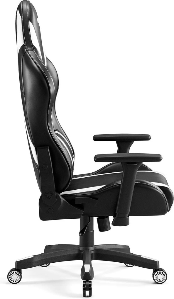 Gamer szék műbőr Normal Size, fekete-fehér: Diablo X-Horn 2.0