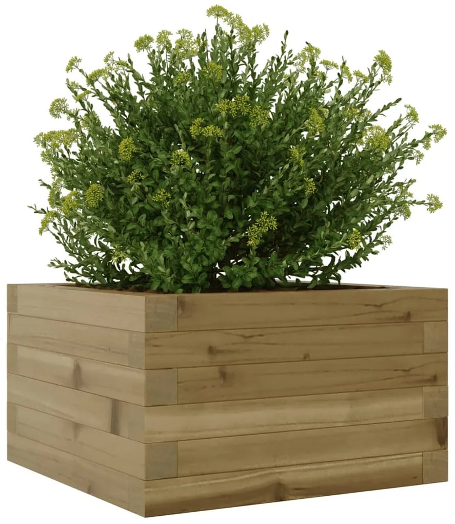 vidaXL impregnált fenyőfa kerti virágláda 40x40x23 cm