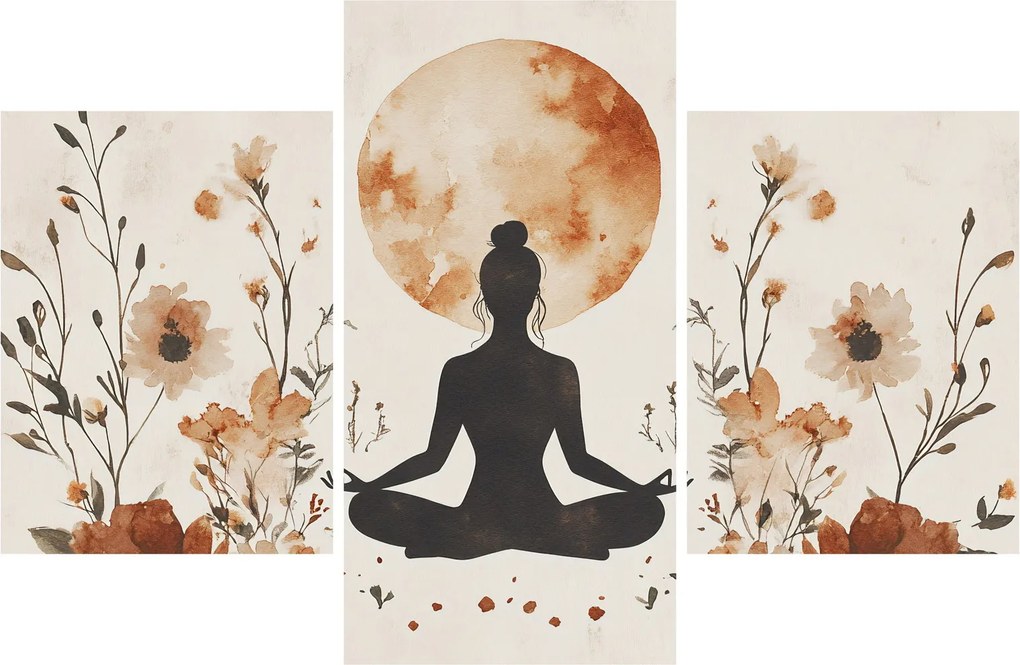 Kép - Narancssárga jóga (90x60 cm)