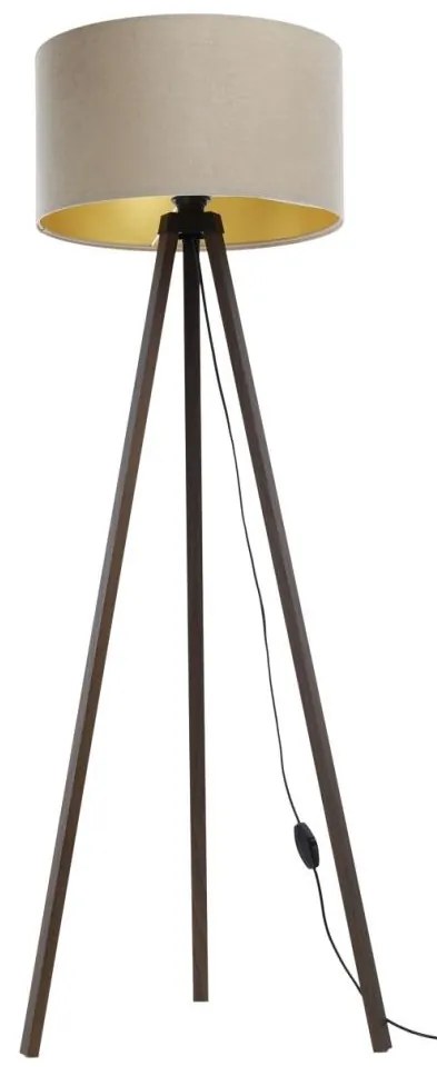 BPS Koncept Állólámpa STANDART 1xE27/60W/230V bézs/barna BS0433