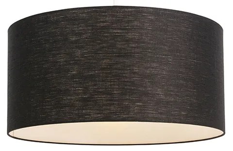 Modern függőlámpa fehér fekete árnyékolóval 50 cm - Combi 1