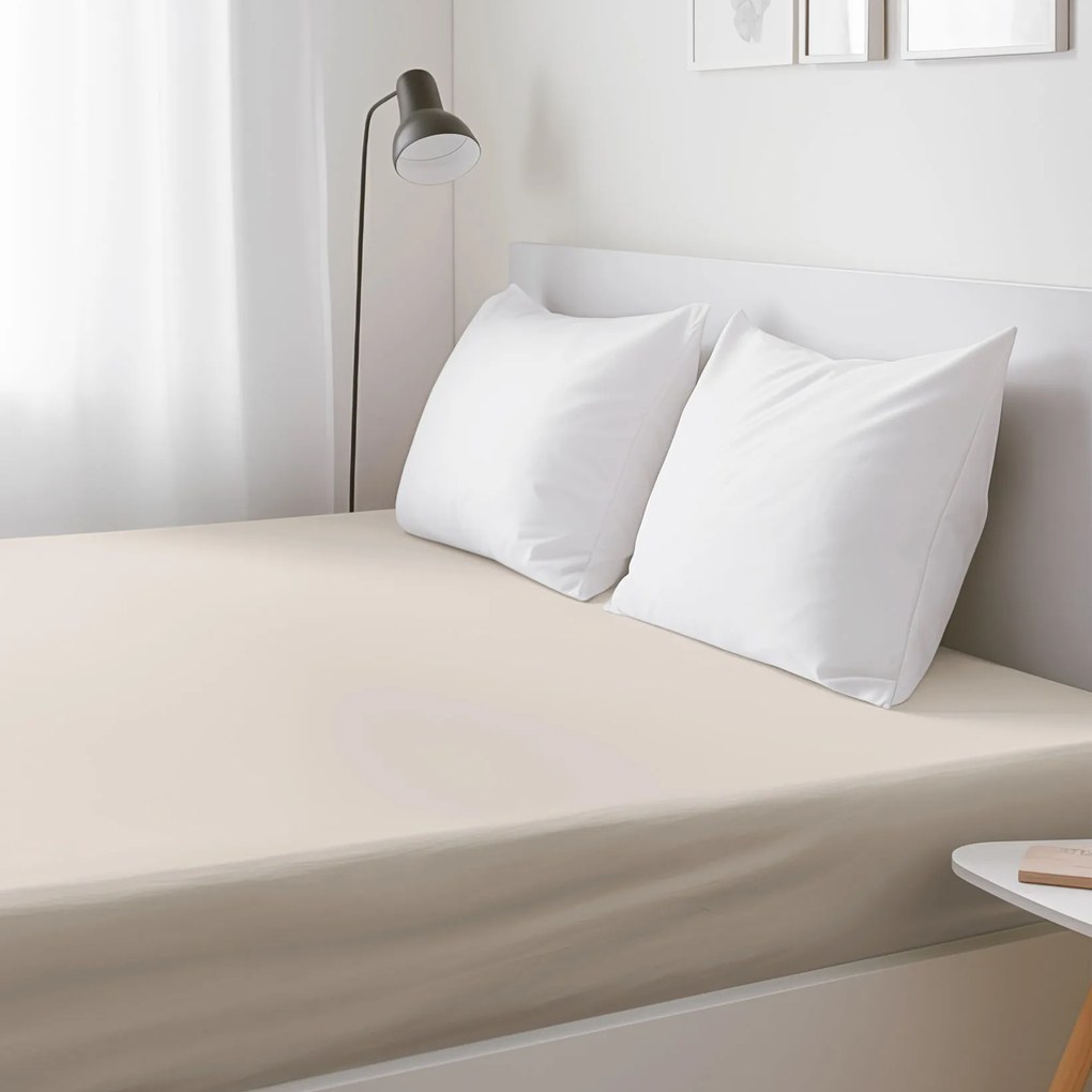 Goldea pamut gumis lepedő - latte 120 x 200 cm