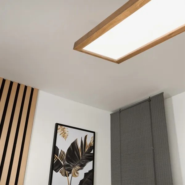 Brilagi - LED fürdőszobai lámpatest WOODY FRAME LED/40W/230V 120x30 cm IP44 tölgy