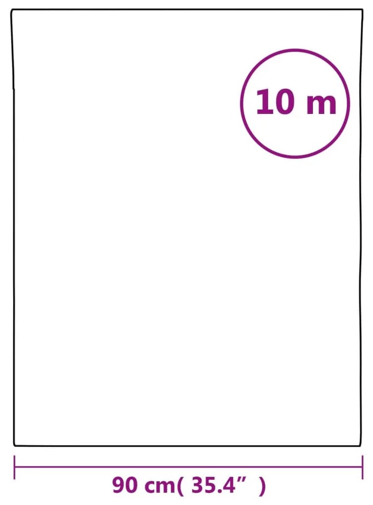 matt fekete PVC statikus ablakfólia 90 x 1000 cm