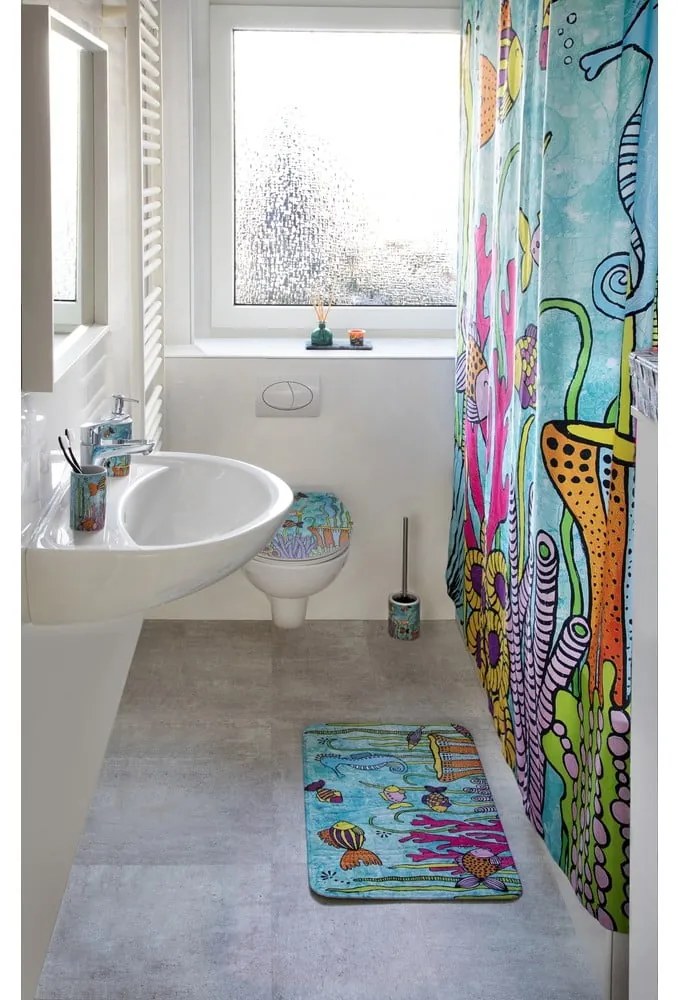 Textil fürdőszobai kilépő 45x70 cm Rollin'Art Ocean Life – Wenko