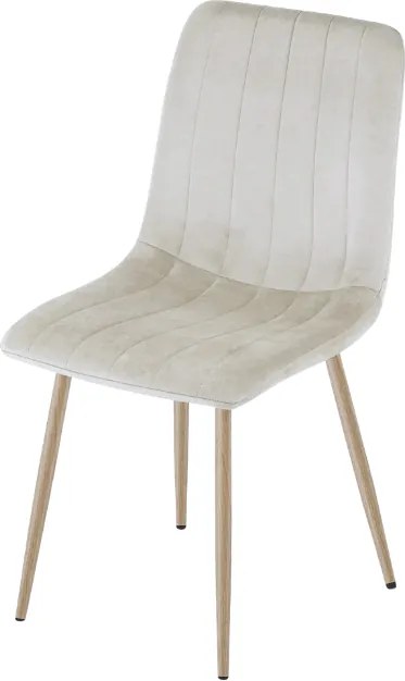 Bézs bársony szék LAVA CAMEL BEIGE