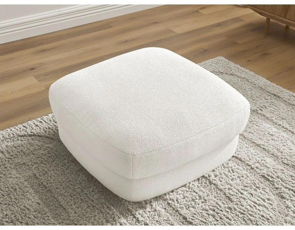 Fehér buklé lábtartó Leonore – Bobochic Paris