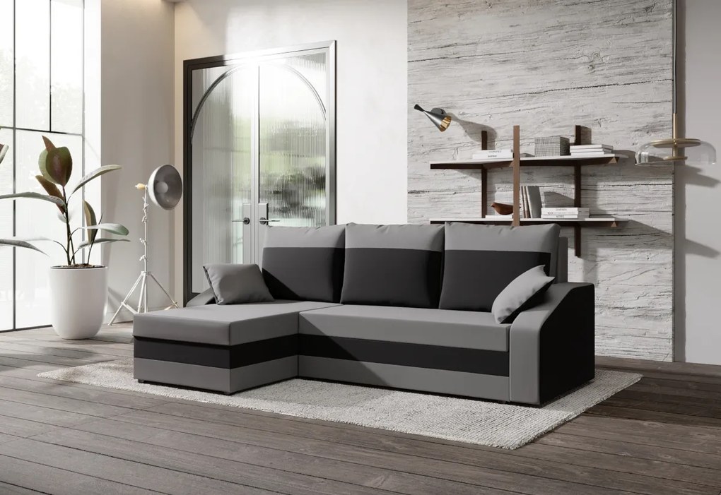 WELTA ágyazható sarok ülőgarnitúra, 230x75x140, haiti 17/haiti 18