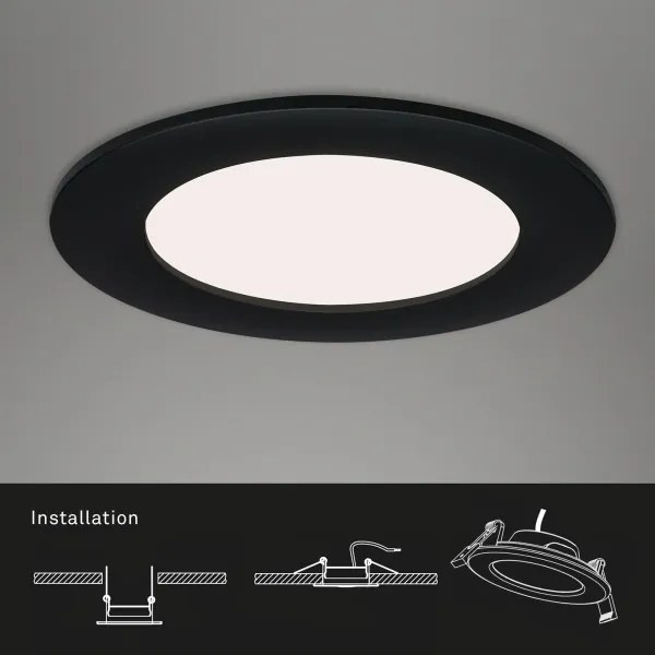 Brilo - KÉSZLET 3x LED Fürdőszobai beépíthető lámpa FLAT LED/7W/230V IP44
