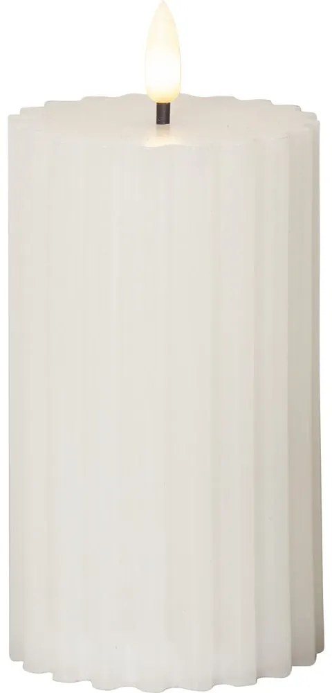 LED gyertya (magasság 15 cm) Flamme Stripe – Star Trading