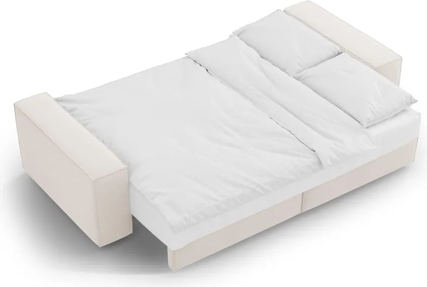 Bézs kinyitható kanapé 247 cm Jodie – Micadoni Home