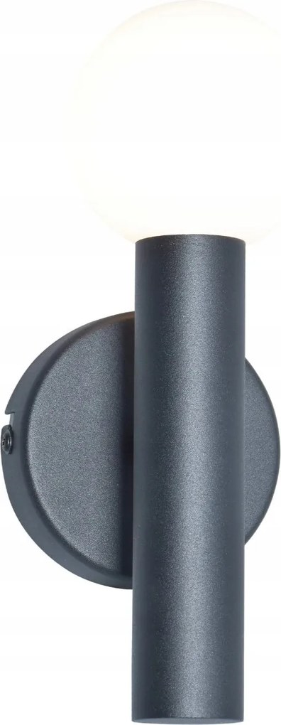 Fali lámpa loft fekete fehér gömb konyha étkező iroda Freya