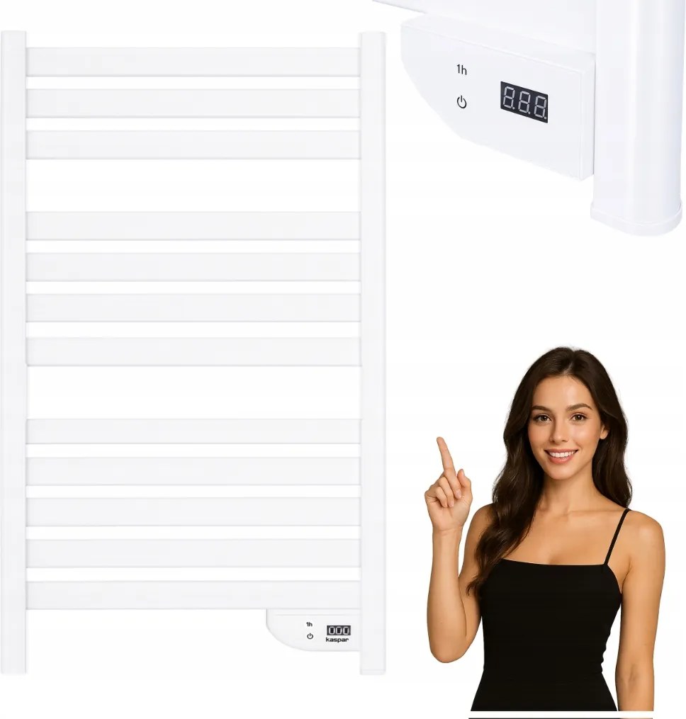 Fürdőszobai Radiátor Elektromos Létra Erős 500W Elektromos Radiátor