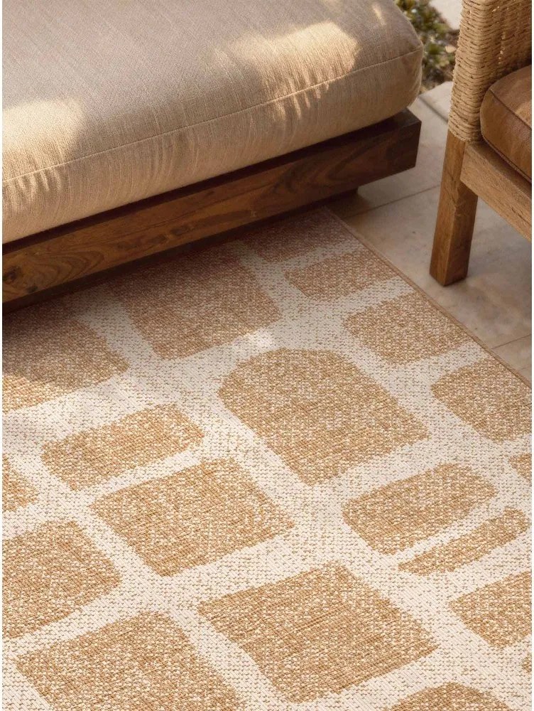 Krémszínű-natúr színű kültéri-beltéri szőnyeg 160x230 cm Haringey Ruskin – Ted Baker