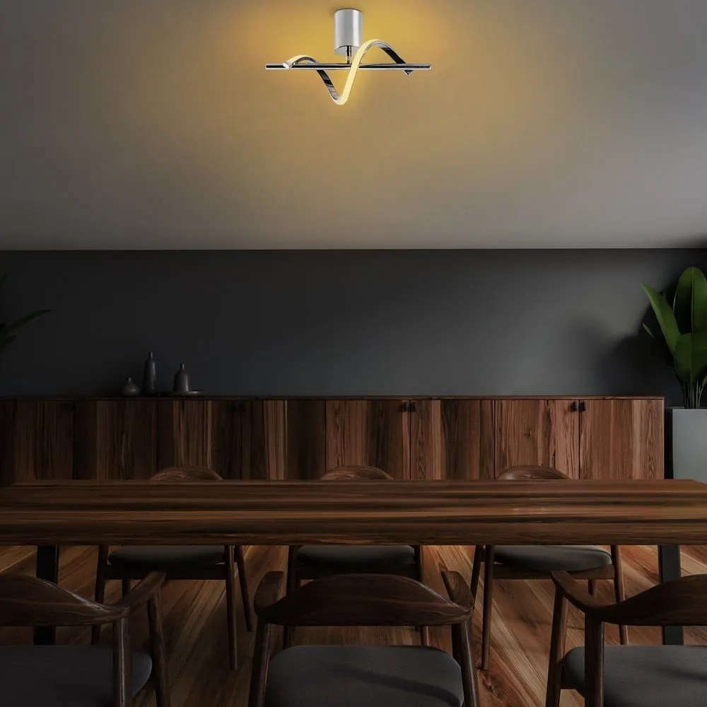 Ezüstszínű LED mennyezeti lámpa ø 7 cm Likma – Opviq lights