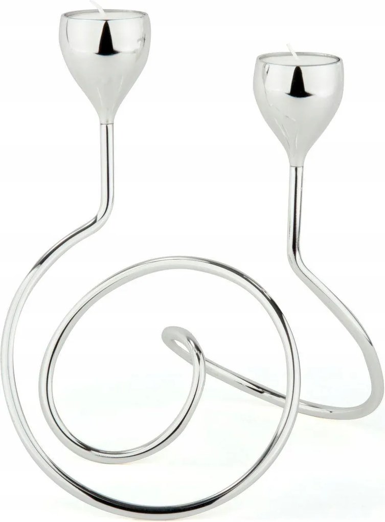 Gyertyatartó 2 gyertyához Méret: H 232 mm