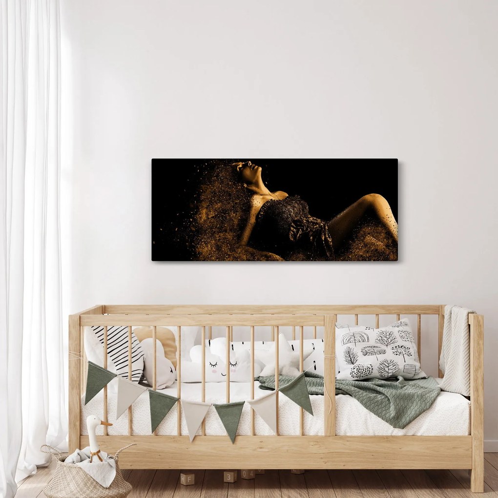 Kép - Egy nő aranyból (120x50 cm)