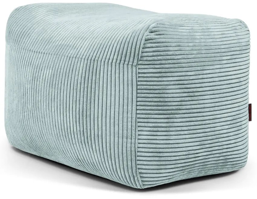 Mentazöld kordbársony babzsákfotel Plus 70 Lounge – SLOWDOWN