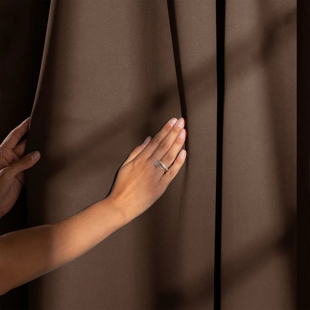Barna sötétítő termo függöny 140x245 cm Pleat – Restilo