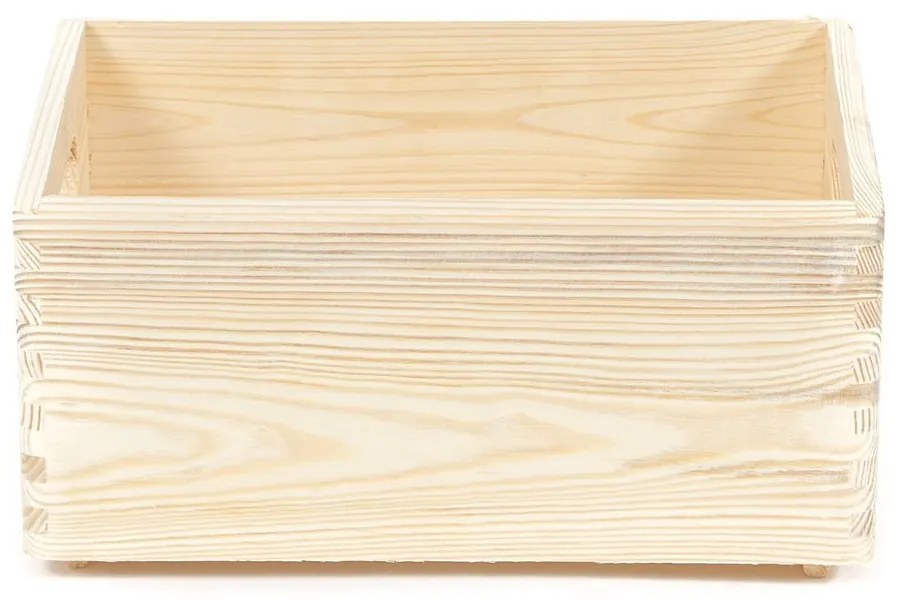 Custom tárolódoboz borovi fenyőből, 30 x 20 x 14 cm - Compactor