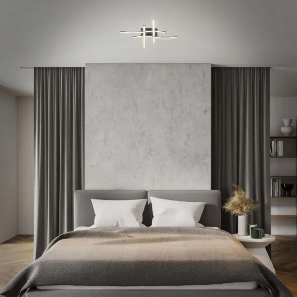 Brilo 3677-045 - LED mennyezeti lámpa LED/14,4W/230V fekete