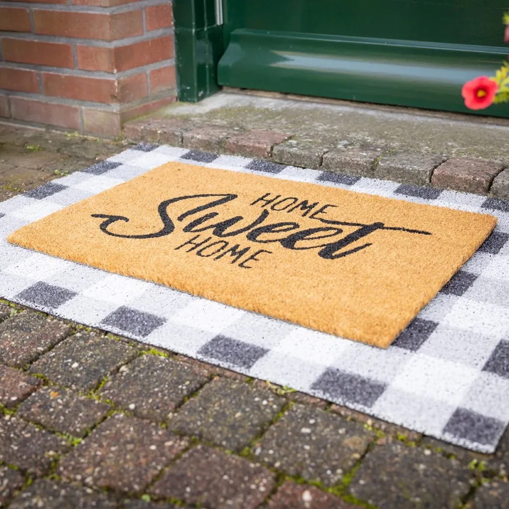 Kókuszrost lábtörlő 40x60 cm Home Sweet Home - Esschert Design