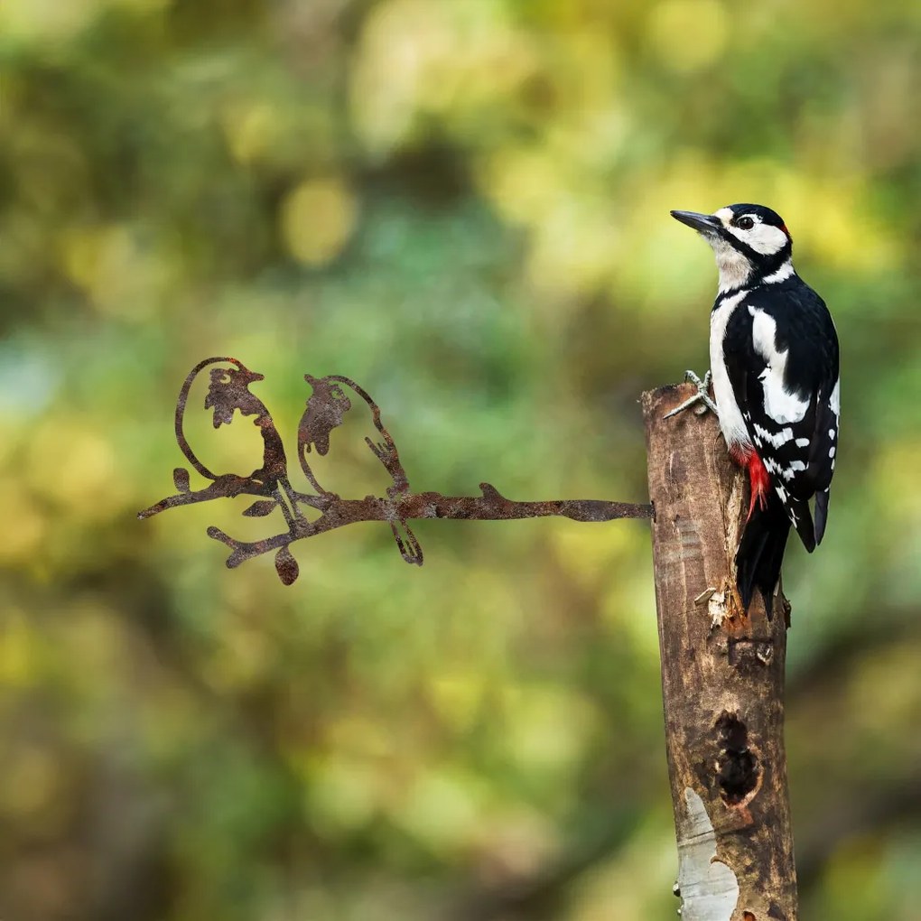 Bird fém kerti dísztárgy, barna, 50×20 cm – TR565TNL1314