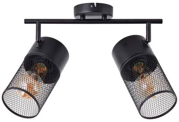 Brilliant - KAMOLO spotlámpa 2xE27/40W/230V fekete