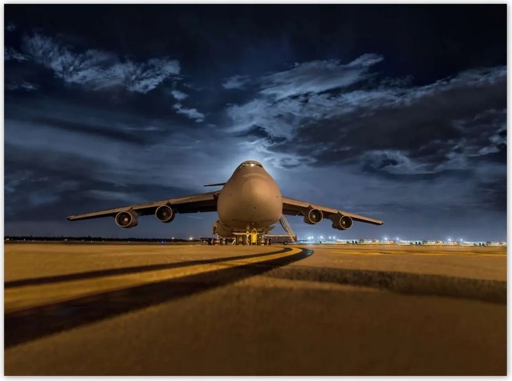 Poszterek 135x100 Nagy repülőgép repülőtér