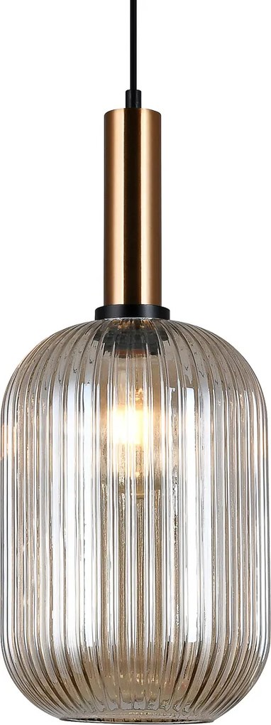 Italux glamour modern függeszték antiola borostyán sárgaréz itxpnd55881lbroamb