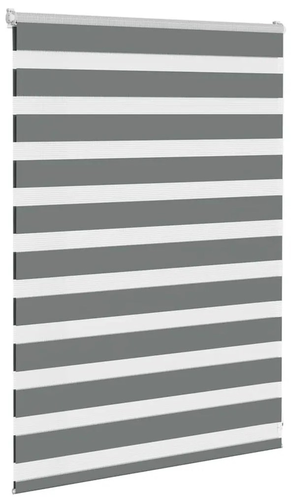 zebrafüggönnyel sötét szürke szövetszélesség 110,9cm poliészter