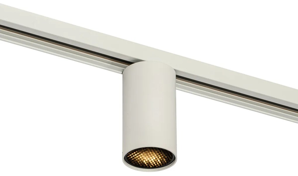Modern fehér spotlámpa 1 fázisú sínrendszerhez GU10 50mm - Iconic Ruby Honey