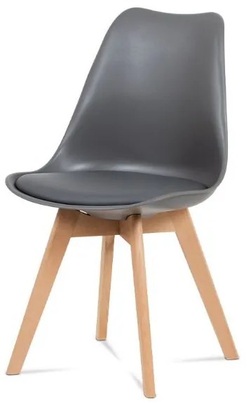 Scaun modern Monza scandinav Multicolor din piele textilă Perna scaunului
