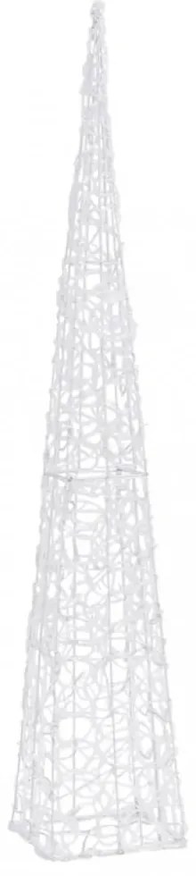 dekoratív többszínű LED-es akril fénykúp 120 cm